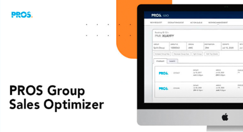 Thumbnail image with PROS Group sales Optimizer (GSO) software screenshot