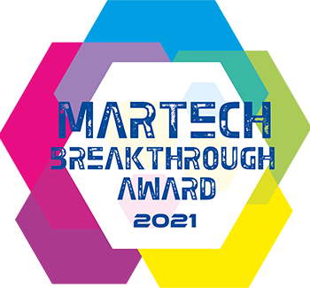MarTech Breakthrough Award 2021 badge
